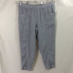 Women's Gray Striped Pants